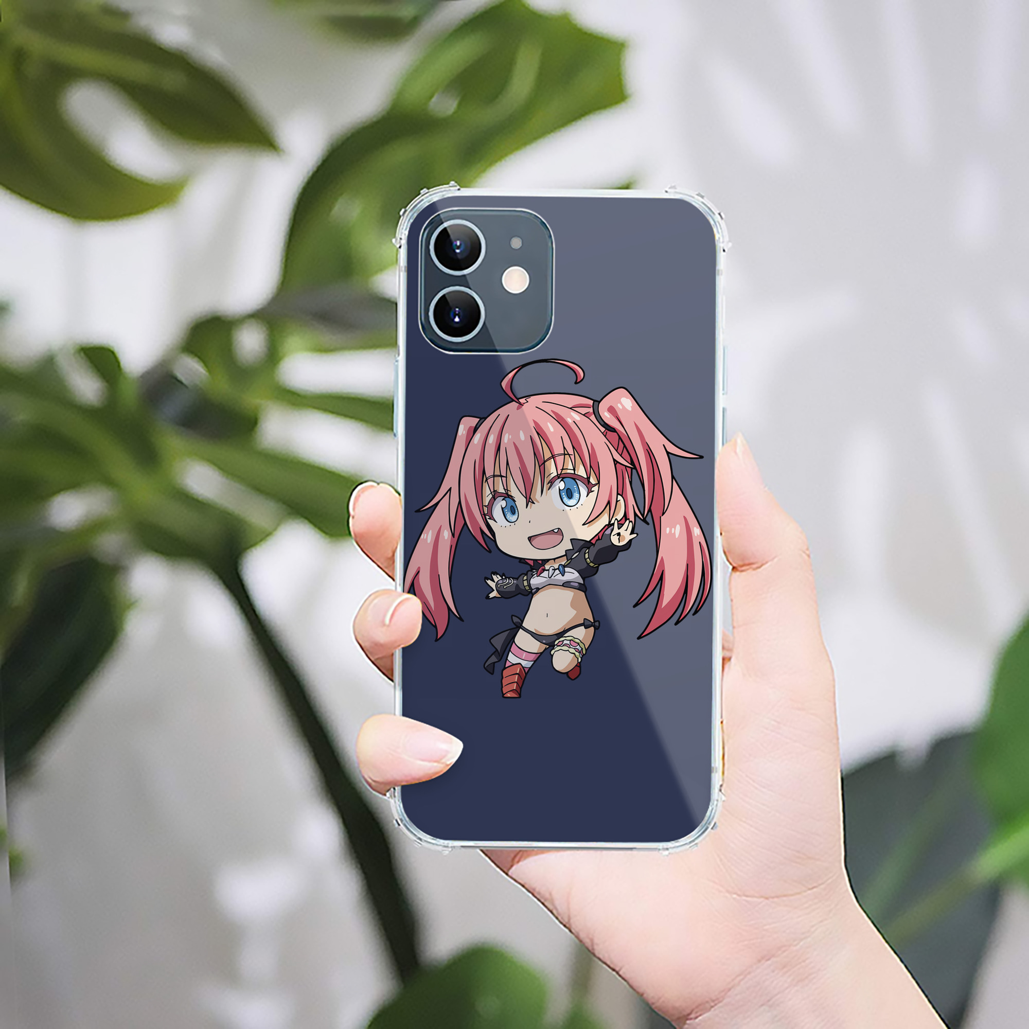 （画像用） 転スラ Regarding Reincarnated to Slime 【iPhone 12シリーズ対応】透明スマホケース（クリアソフトケース）